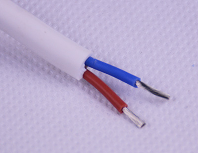 VDE 2*0.75平方白色硅胶线